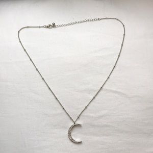 crescent moon necklace